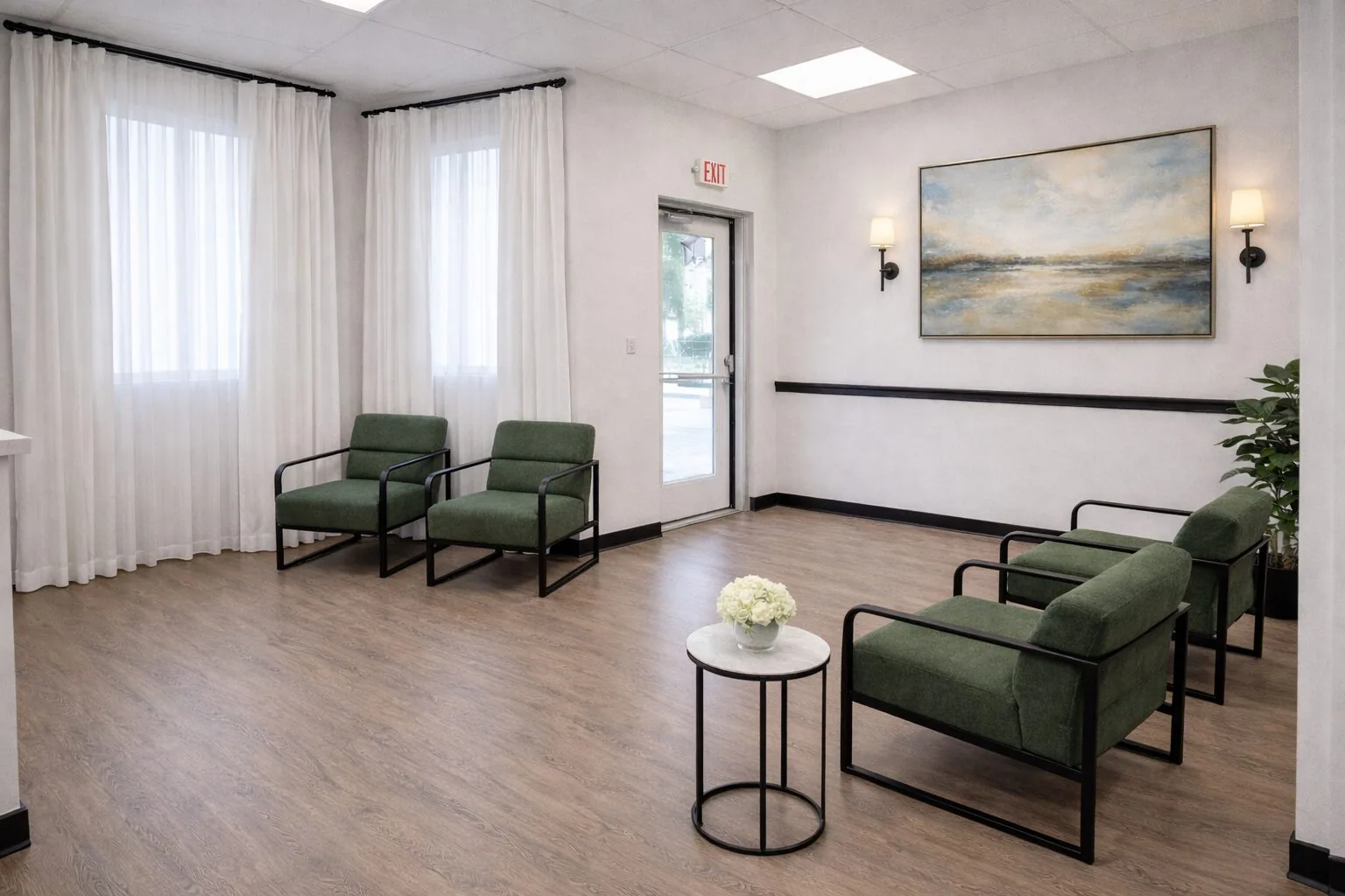 Kleiman Healthcare Services clinic reception area