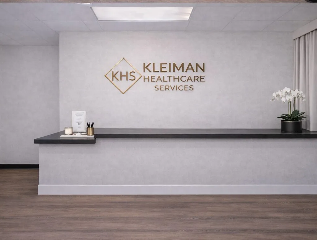 Front desk at Kleiman Healthcare Services in Tualatin
